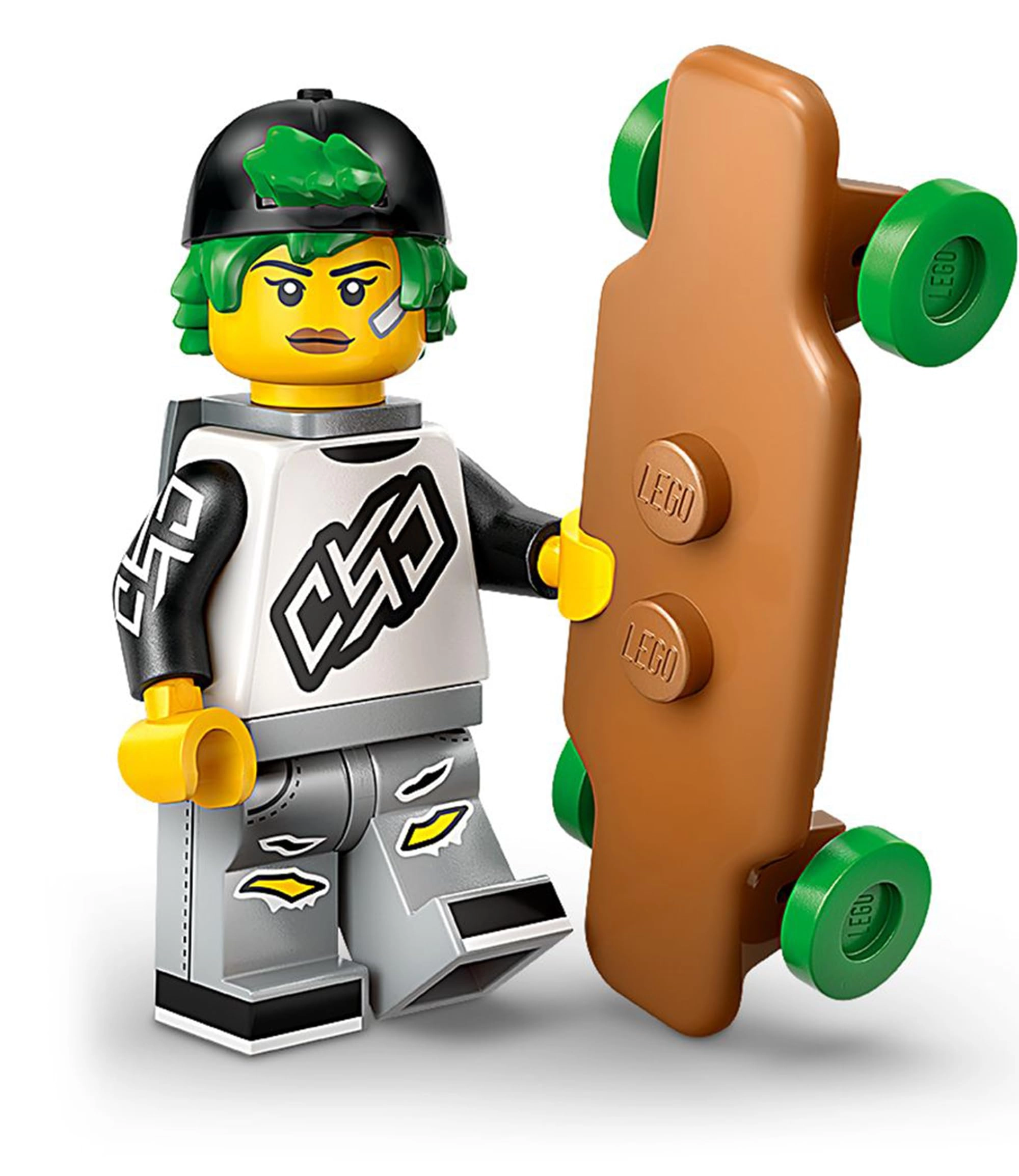 BRICK Flip Mini Figures Series 27 - Longboarder (71048_08) 12 pcs