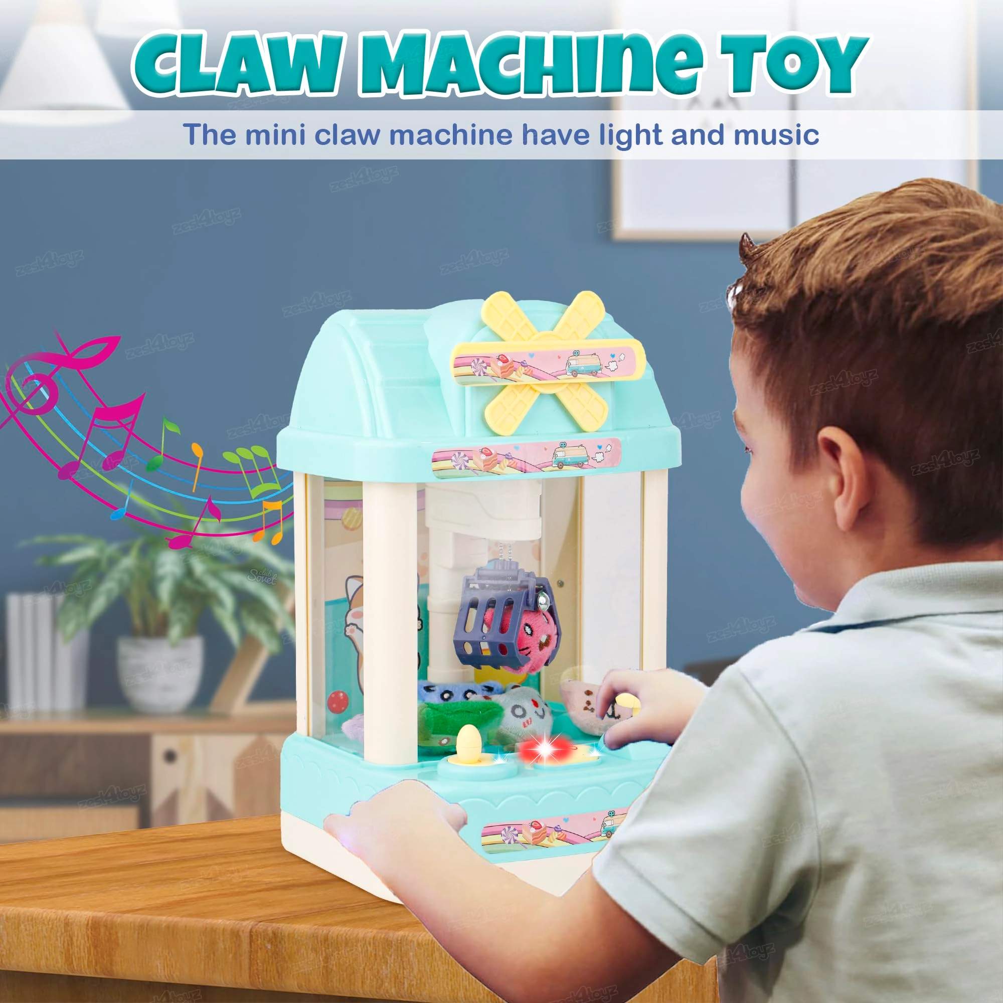 zest 4 toyz Claw Machine Fantasy - 3 years+