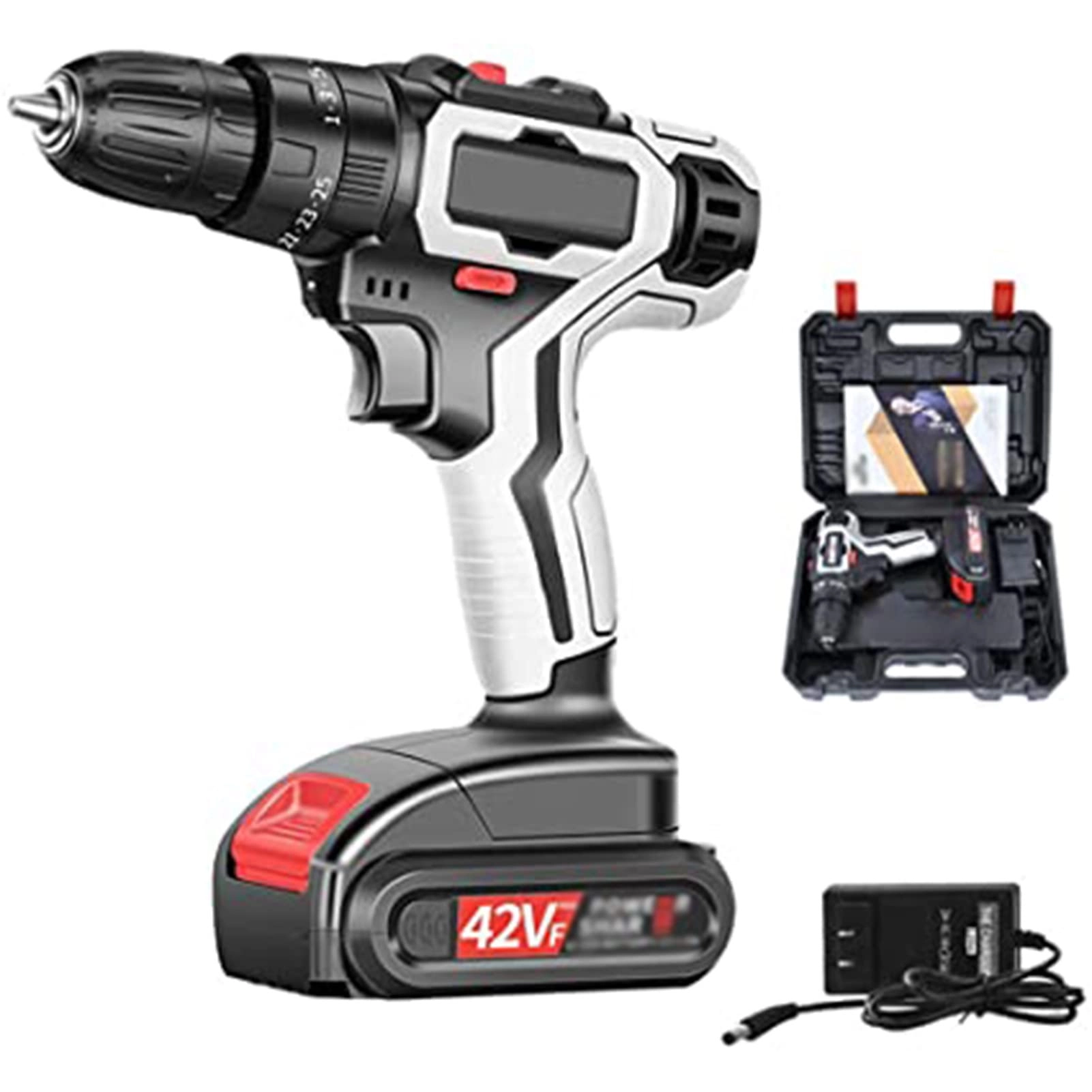 QHYXT 42VF Cordless Drill - 7500mAh