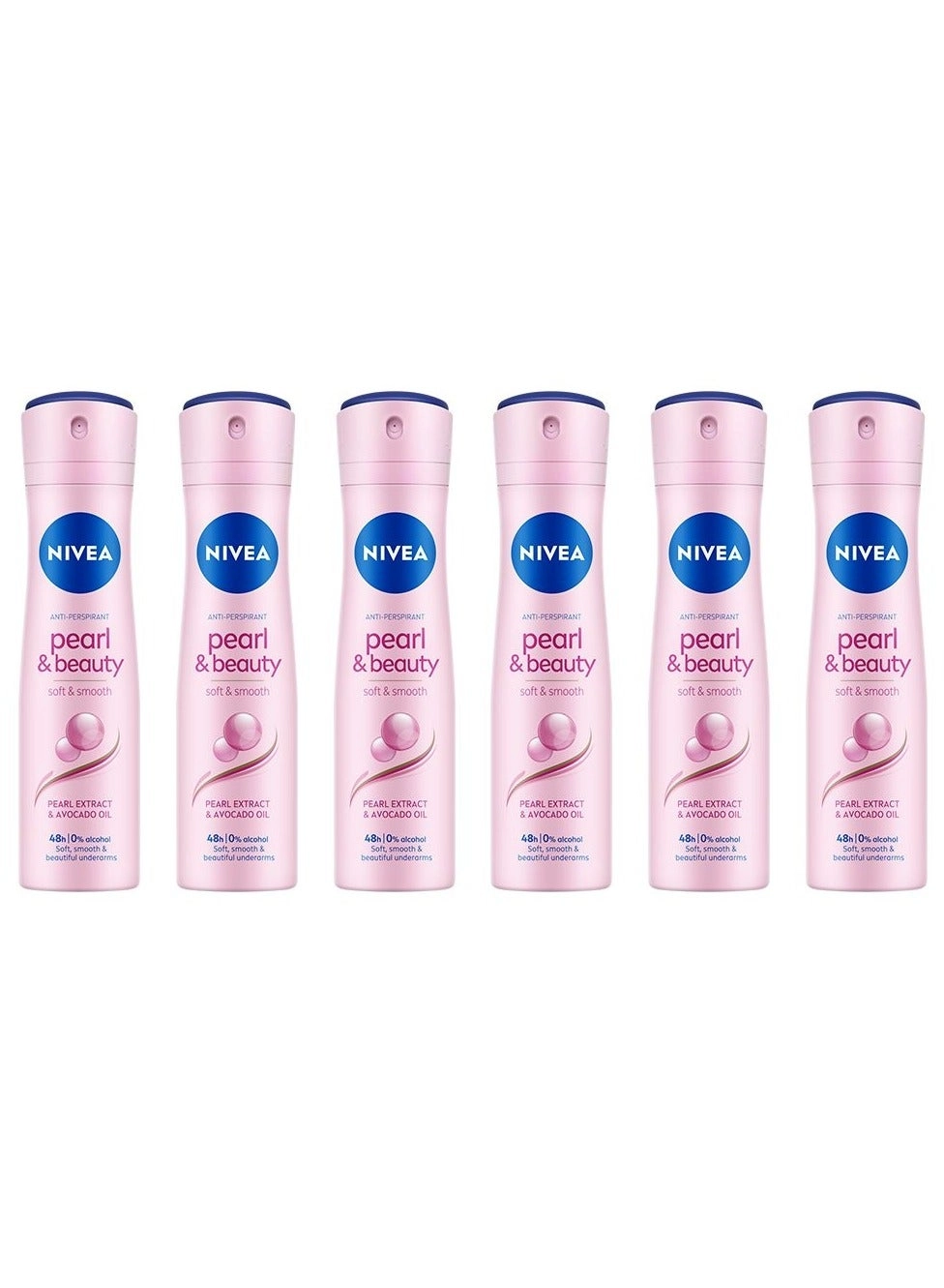 Pearl And Beauty Antiperspirant - 150ml Pack of 6