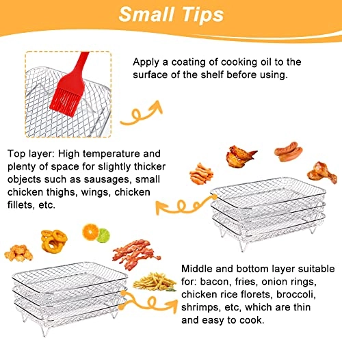 Air Fryer Rack - Aluminium, Plastic, Stainless Steel