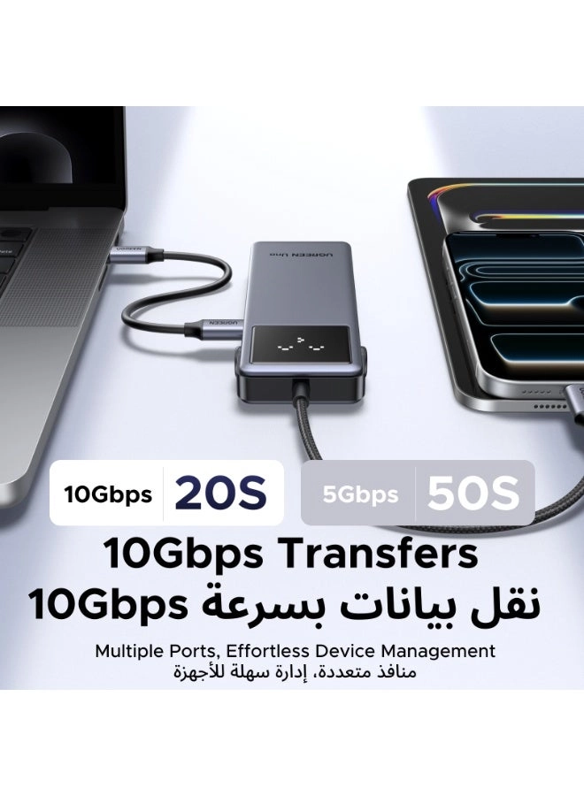 UNO 6-In-1 USB-C HUB - 2xUSB-A3.2 2xUSB-C3.2 100W PD