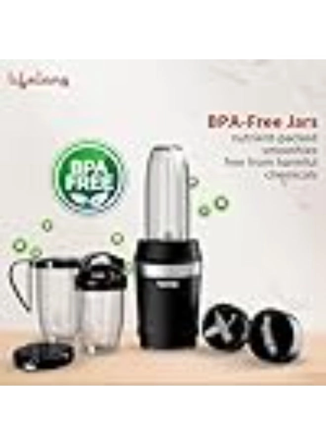Nutri Blender - 3 jars Detachable handle Grind and Store Lid