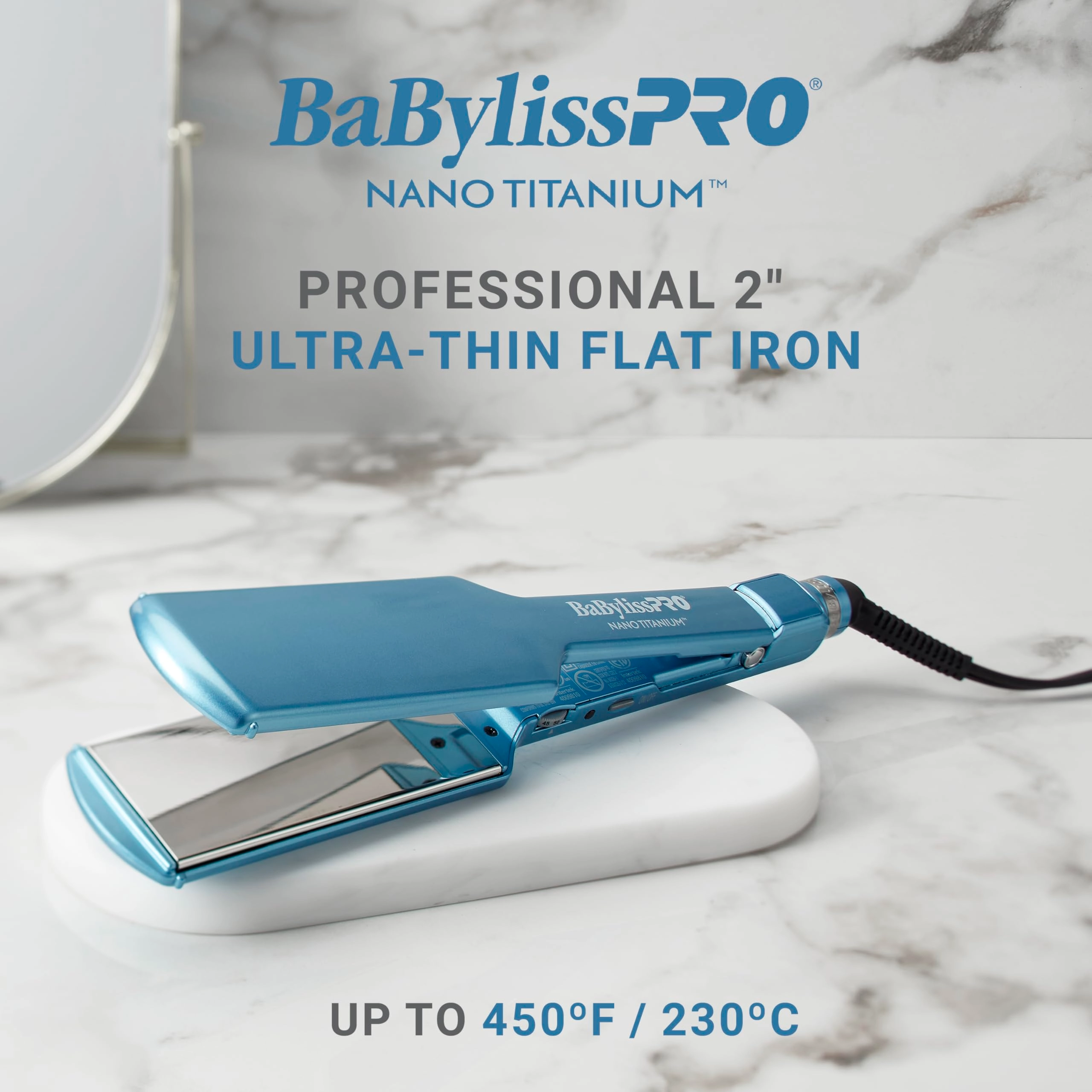 Nano Titanium Ultra-Thin Flat Iron - 1 inch