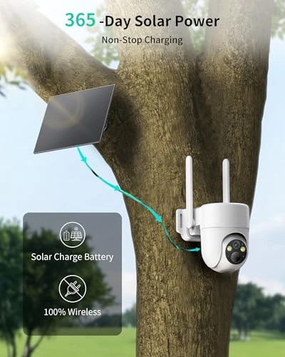 4G LTE cellular security camera 2K