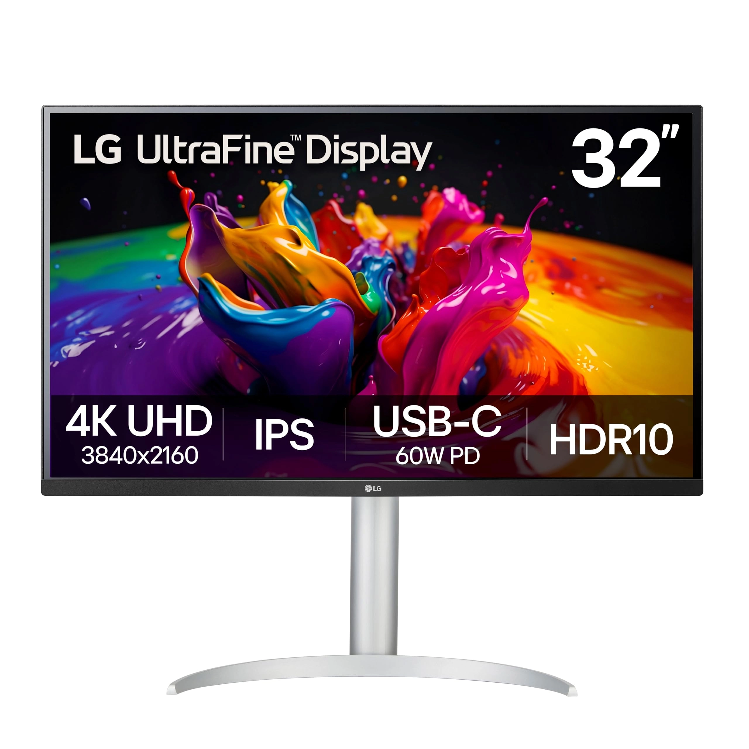 LG 32UP83AK-W - 31.5 Inches 3840 x 2160