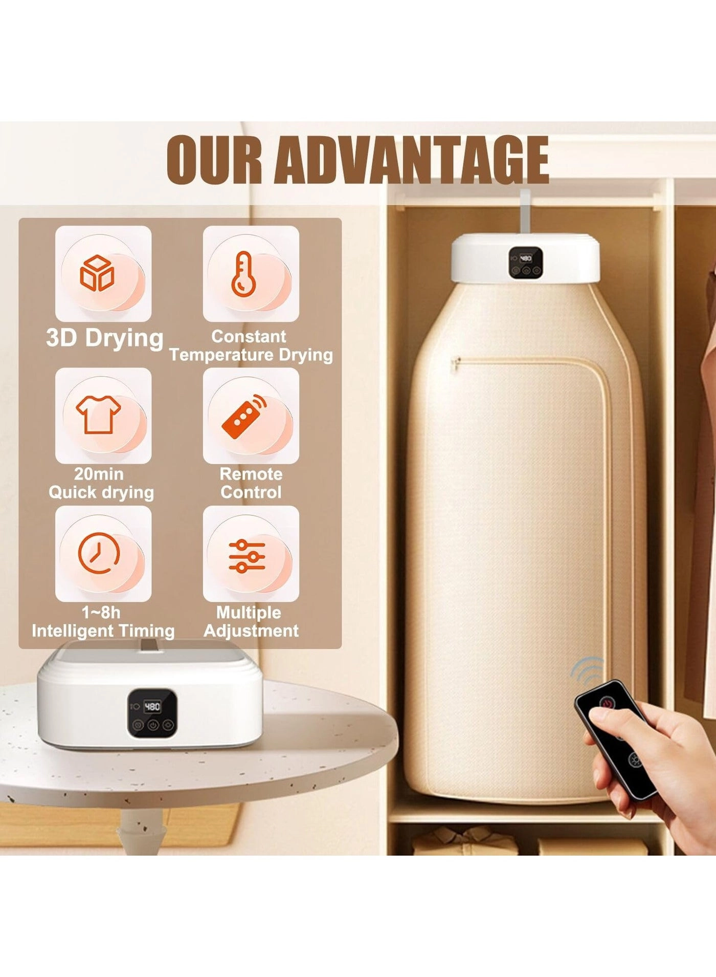 Portable Dryer - 600 W