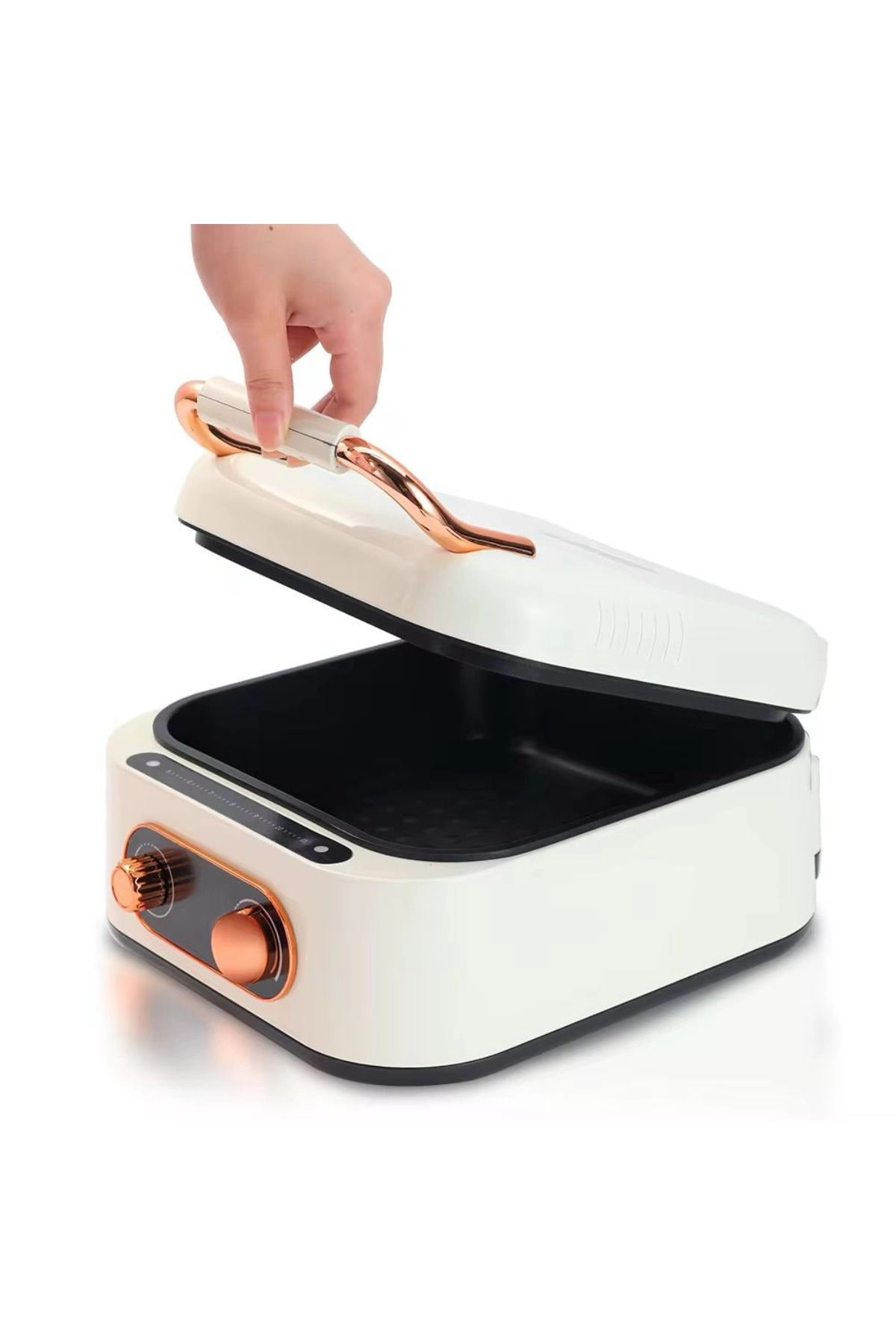 Hausberry 3-in-1 Electric Hot Pot Grill - 1800W Double Pan