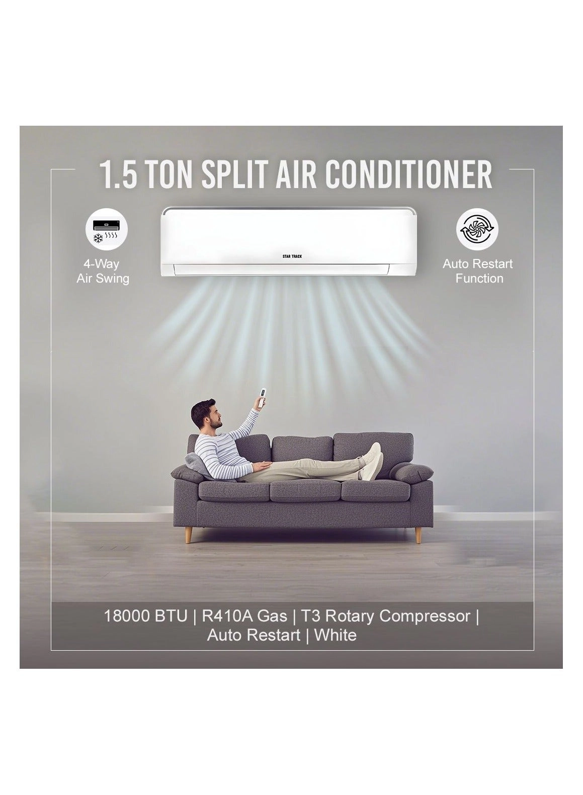 ST-18000BTU-TCO(T3) - 2500 watts