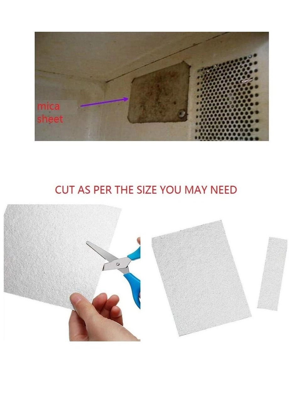 Waveguide Cover Plates - 13x13cm MICA Pack of 2pcs