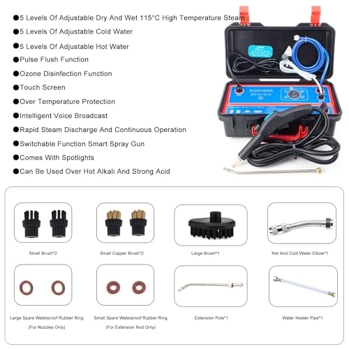 High Pressure Steam Cleaner - 3Bar 900ml