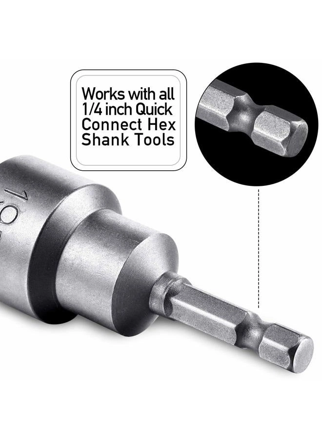 RV scissor jack socket - 3 Pieces 1/4 inch Hex Shank