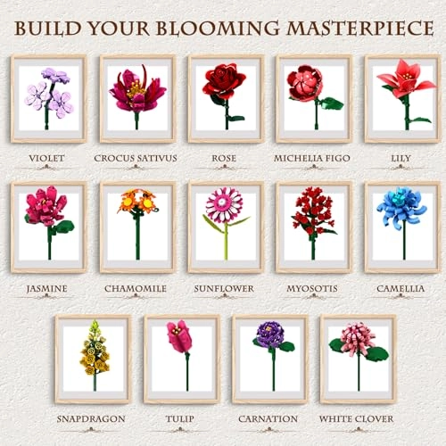 Flower Bouquet Building Set - 1316PCS