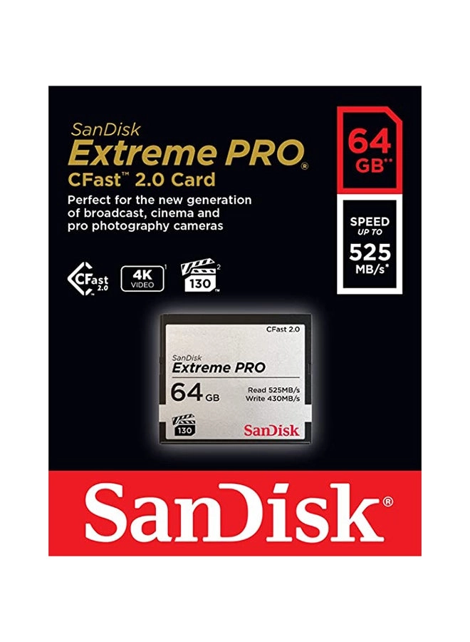 Extreme PRO CFast 2.0 - 64GB