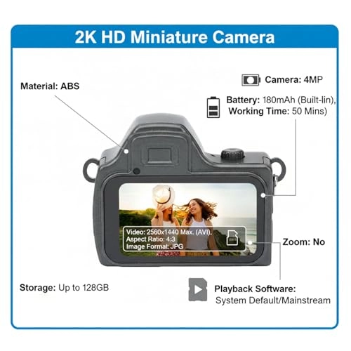 2K HD Miniature Camera