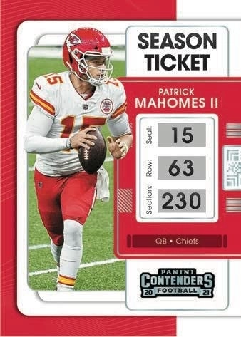 2021-22 Contenders Football Hanger Box - 30pcs