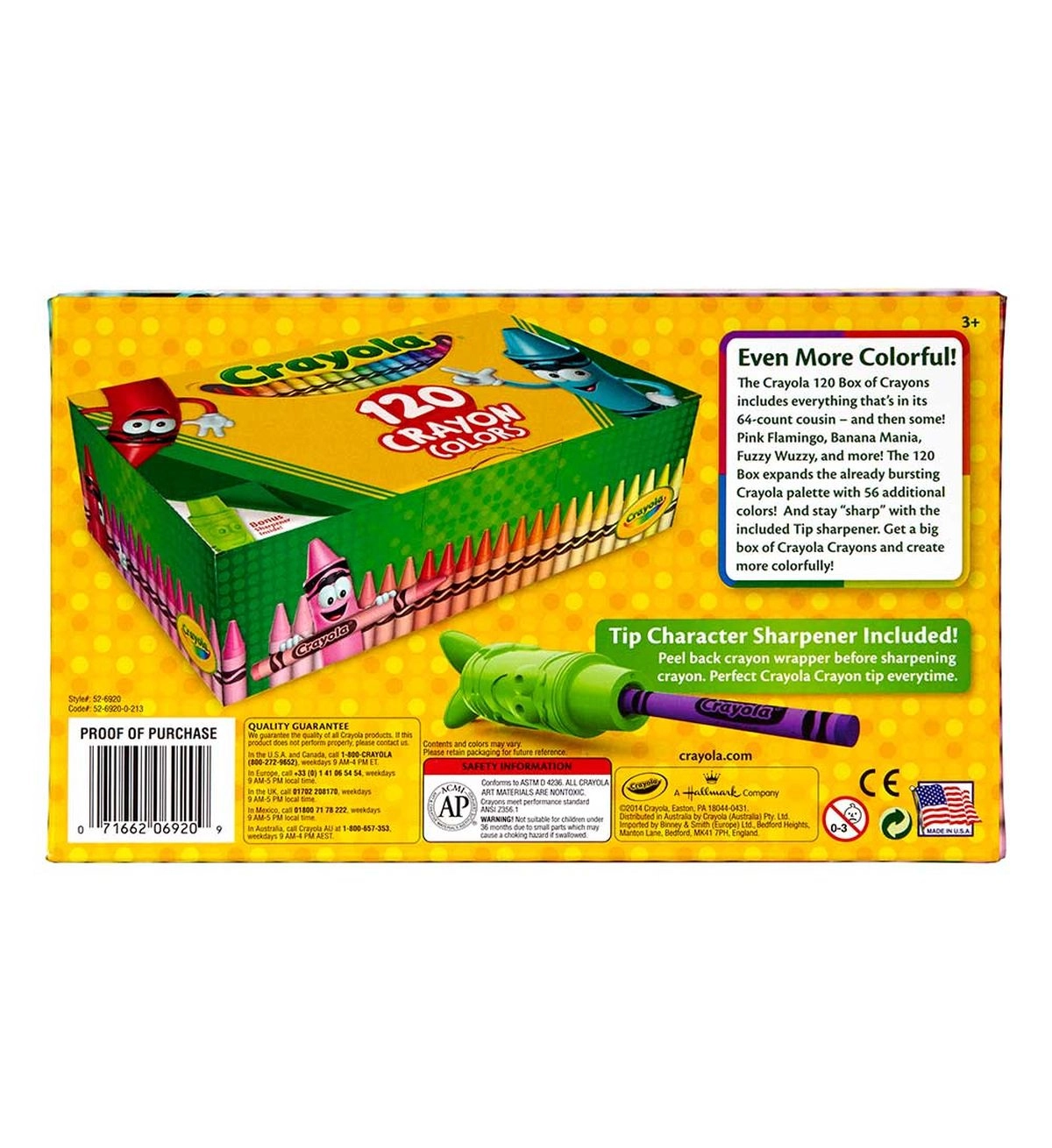 Standard Crayons - 120 Pcs