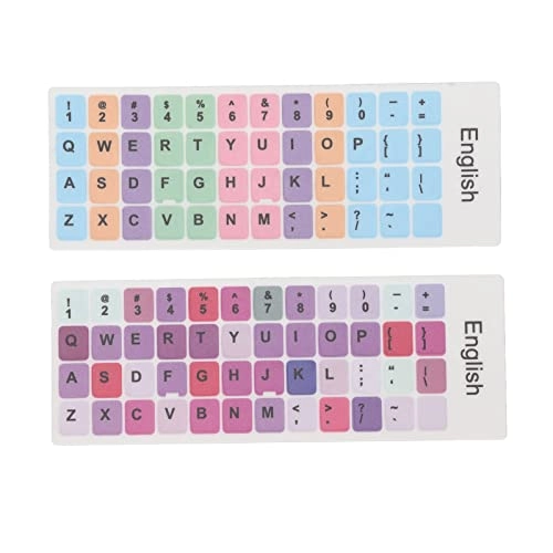Keyboard Stickers - 2pcs English PVC