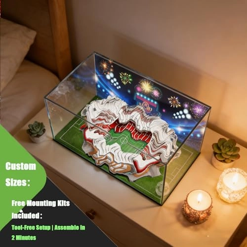 Display Case for 10272 Stadium - 56 x 44 x 24 cm 3 mm acrylic Transparent