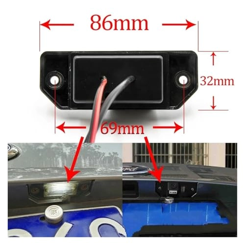 Rear View Camera - Night vision Universal RCA Connector 720P