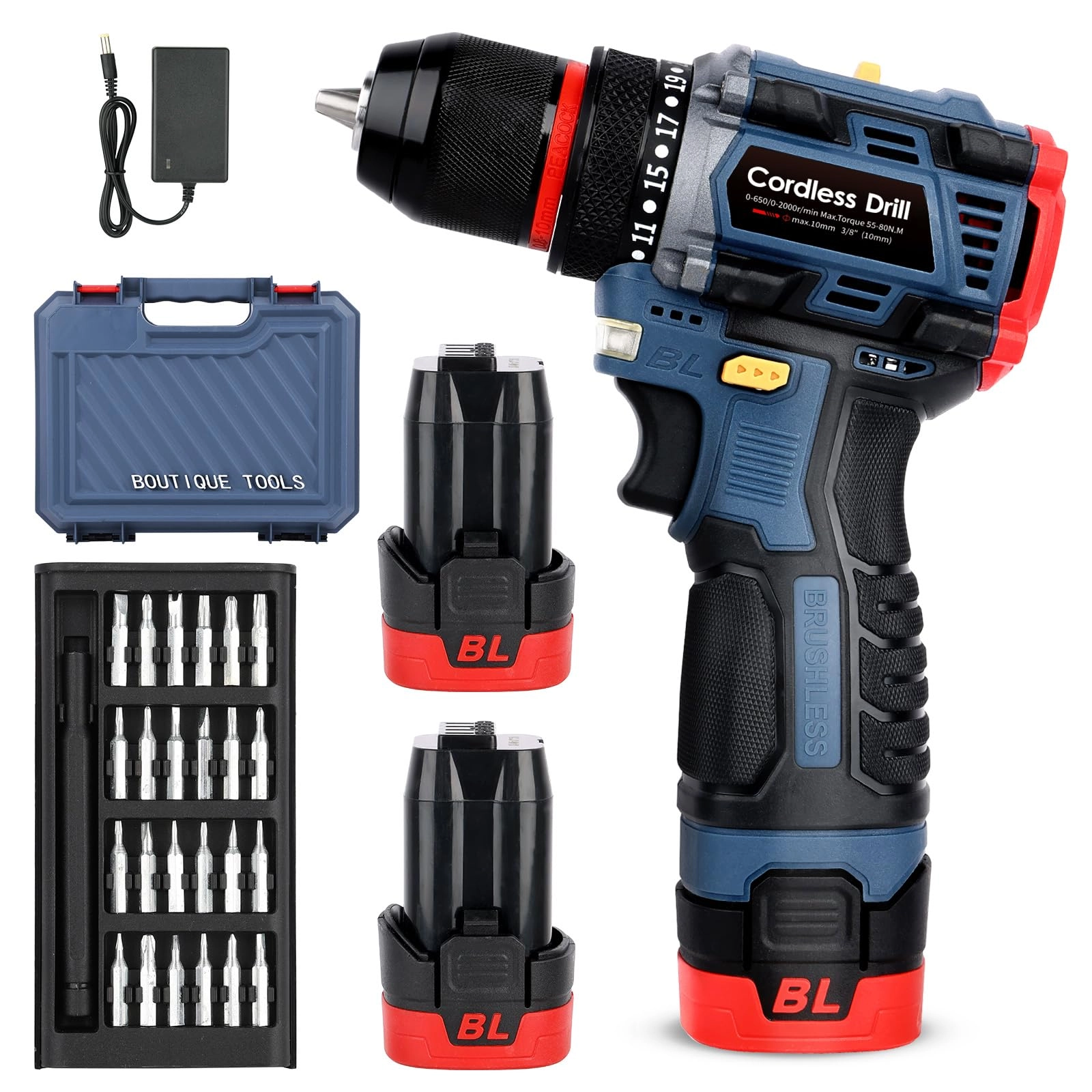 MISTRO Power Impact Driver - 2 Amp Hours