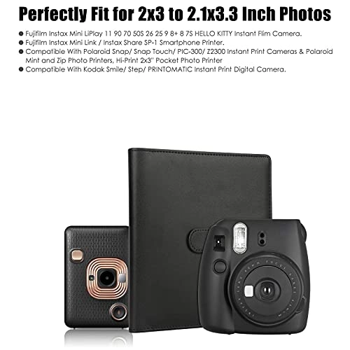 Instax Mini 256 Pockets Leather Photo Album