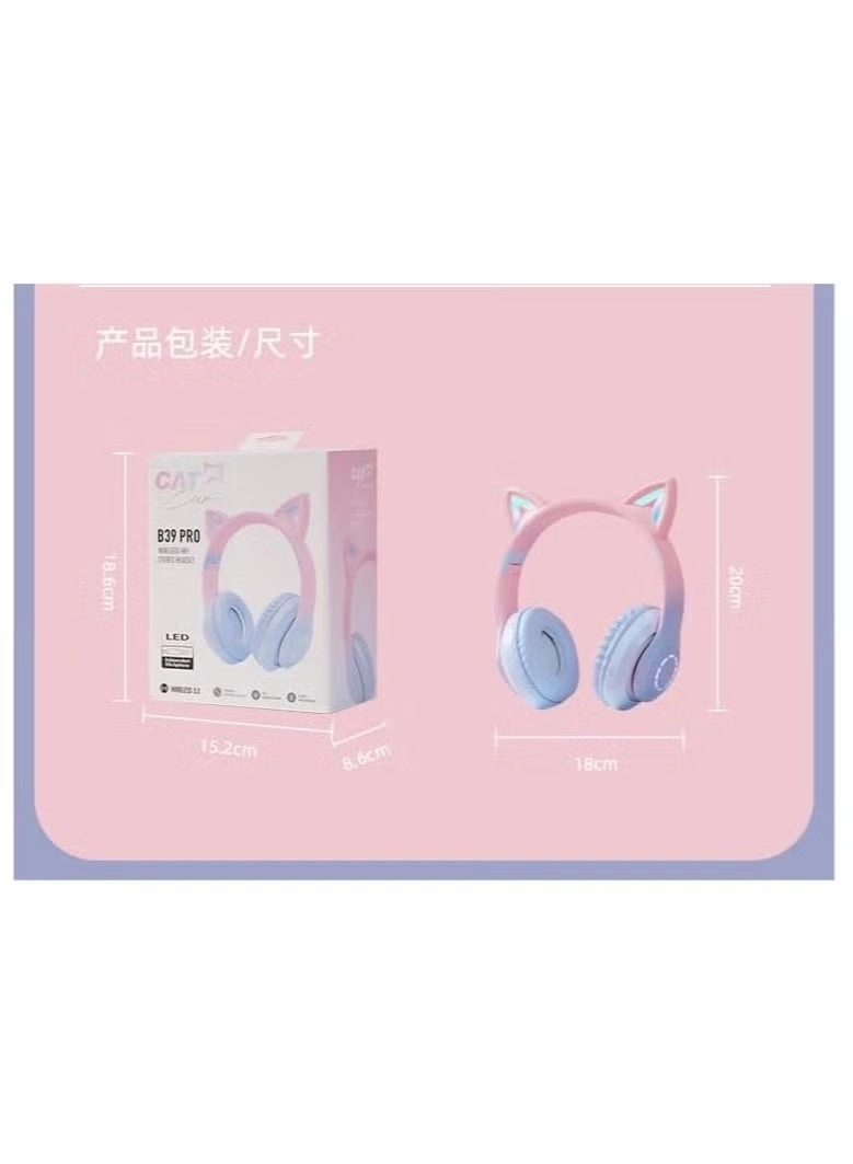 Furry Ears Headphones L400 Wireless Headphone