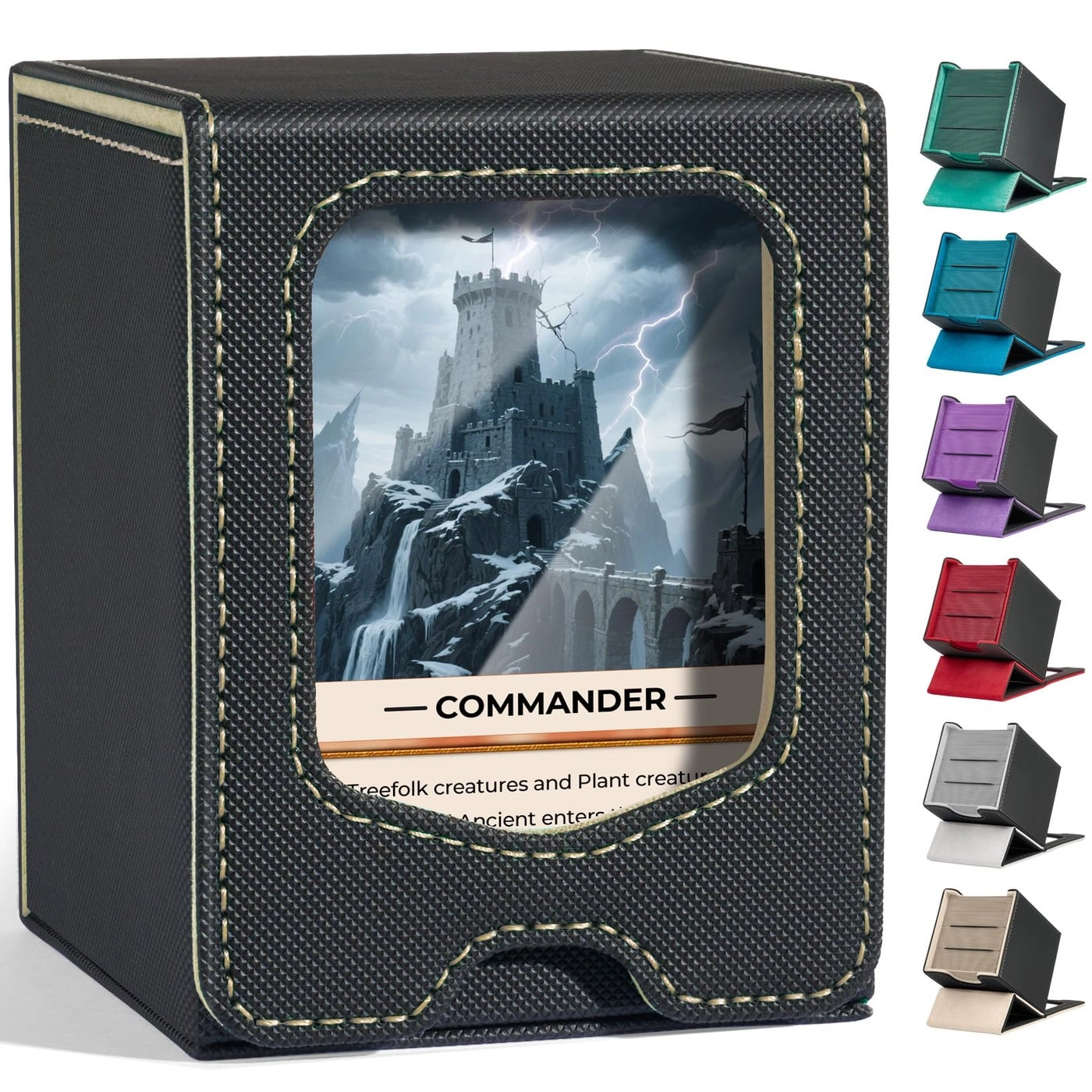 Fabmaker Deck Box For Mtg Commander - 100 Double-Sleeved Cards Pack