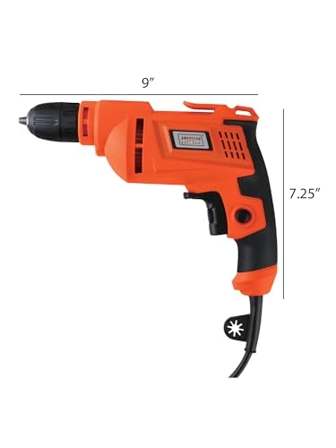 Electric Drill - 3/8 Keyless Chuck Leveler 0-3000rpm