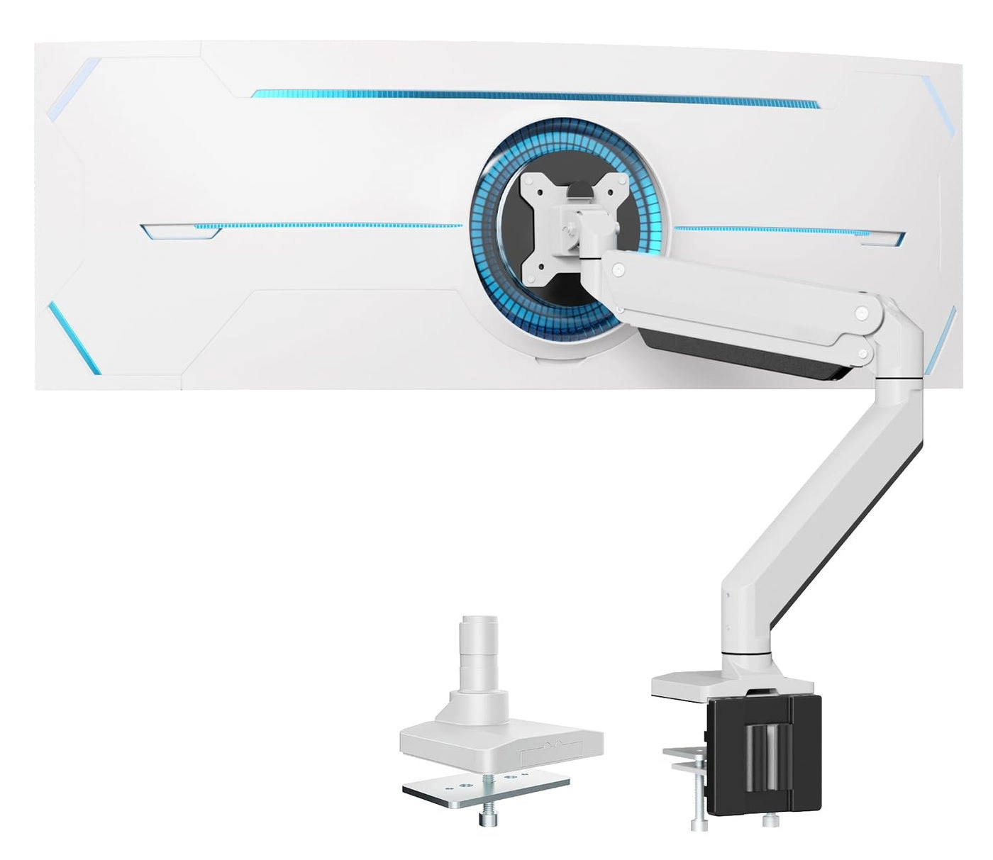 Monitor Desk Mount - Single Arm 17 - 49 Inch VESA 75 x 75 - 100 x 100 mm