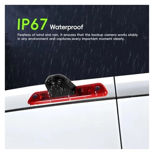 Brake light camera - Night vision + 5 inch Monitor