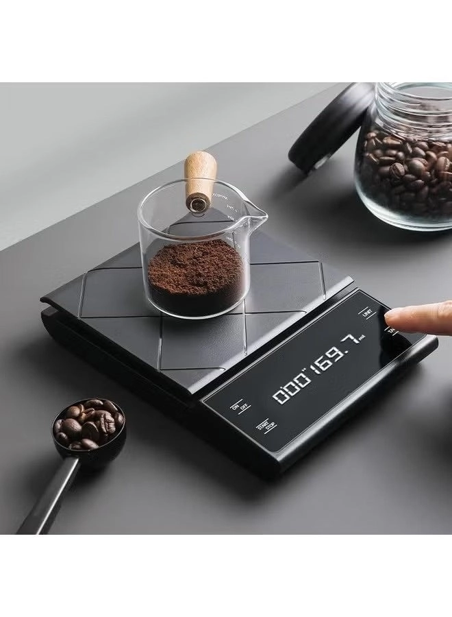 Pour Over Coffee Maker Set Kettle Scale Grinder 153281