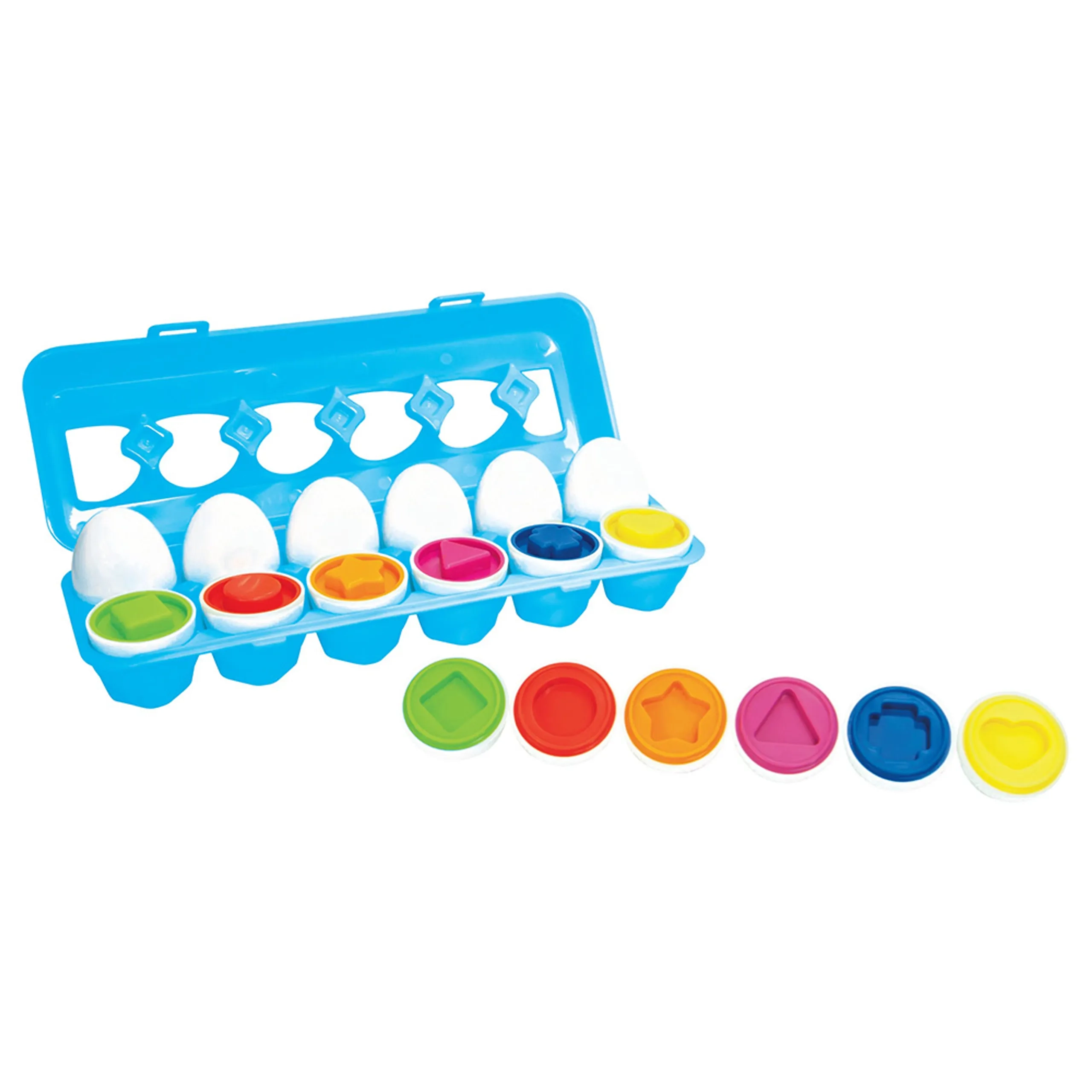 Little Hero Match & Count Eggs - 18 Months 12 Pieces