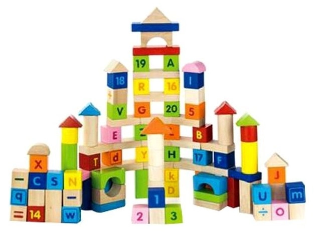 VIGA Alphabet and Multiplication Board - 3 +
