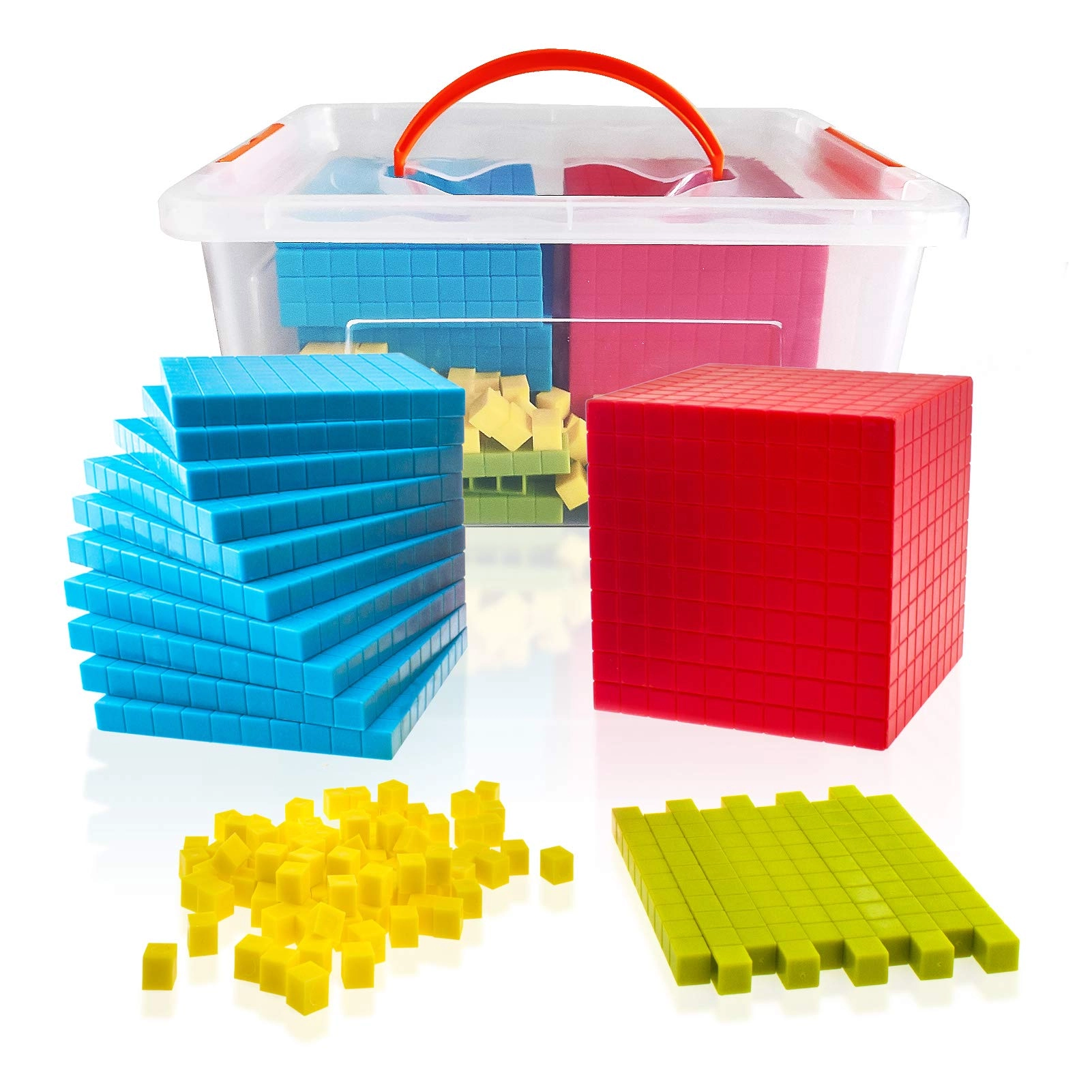 Yiwu Yigao Toys Co., Ltd Base Ten Blocks Set - 121PCs