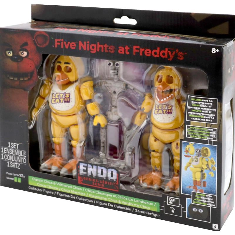 Jazwares Classic Chica & Withered Chica - Five Nights at Freddy's - 8 Years and Above