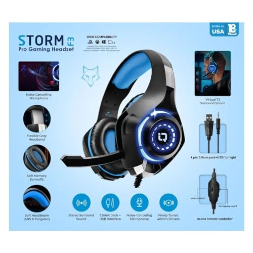 STORM-F3 Wired Headset