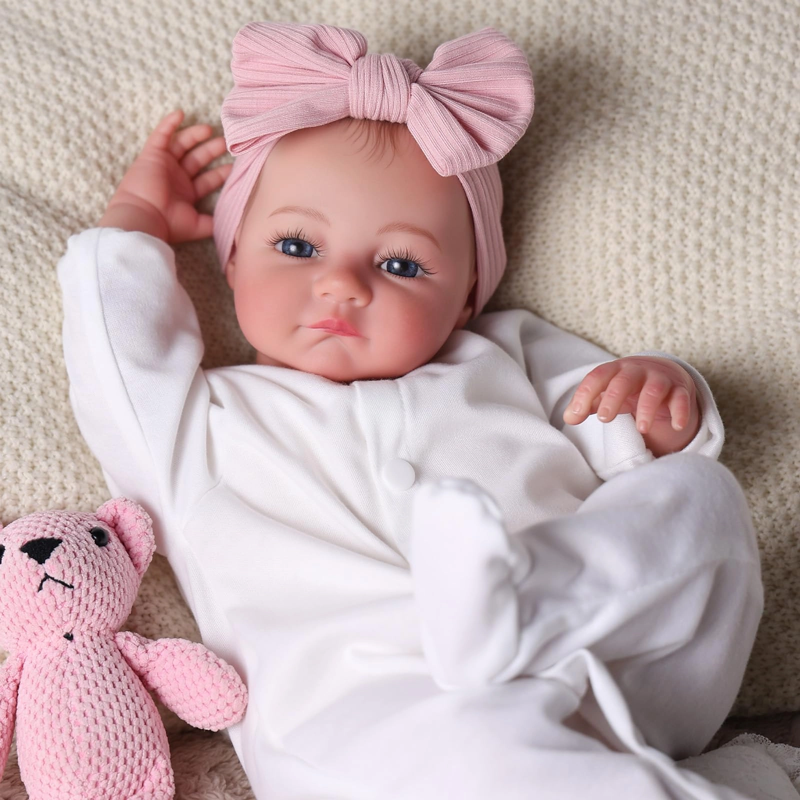 BABESIDE Reborn Baby Doll - 20 Inch Vinyl Head and Limbs Ages 3+