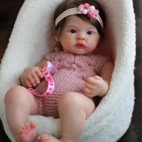 Reborn Baby Doll - 18inch Silicone Full Body Ages 3+