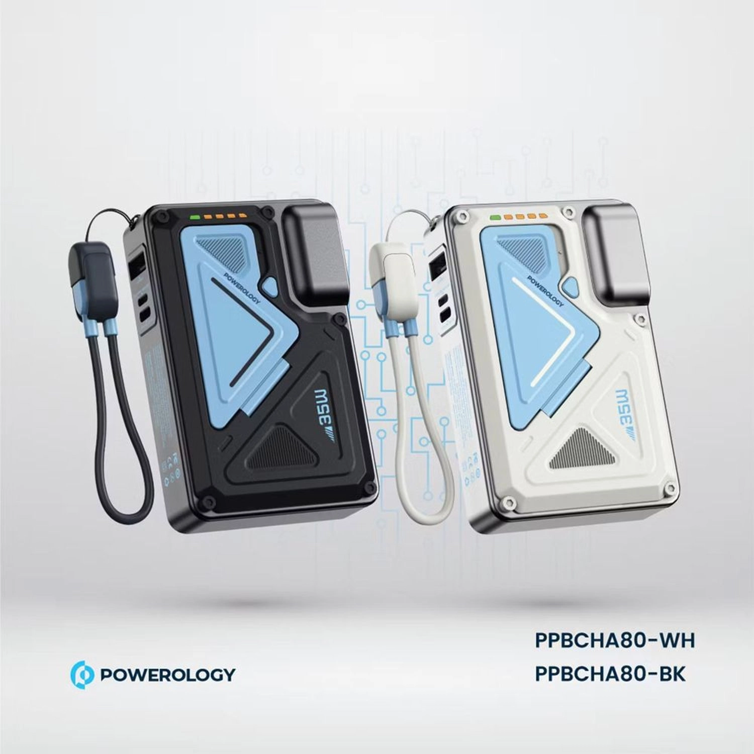 PPBCHA80-WH - 10000mAh 35W Fast Charging MagSafe Compatible