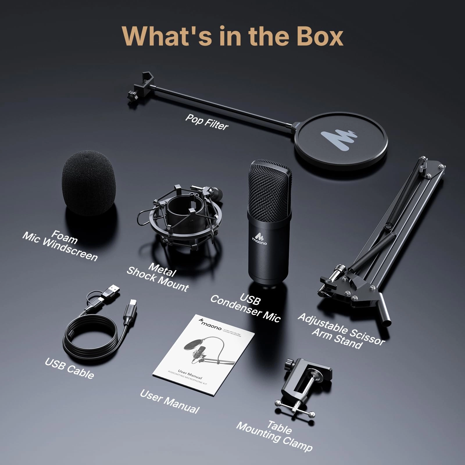 AU-A04 USB Microphone