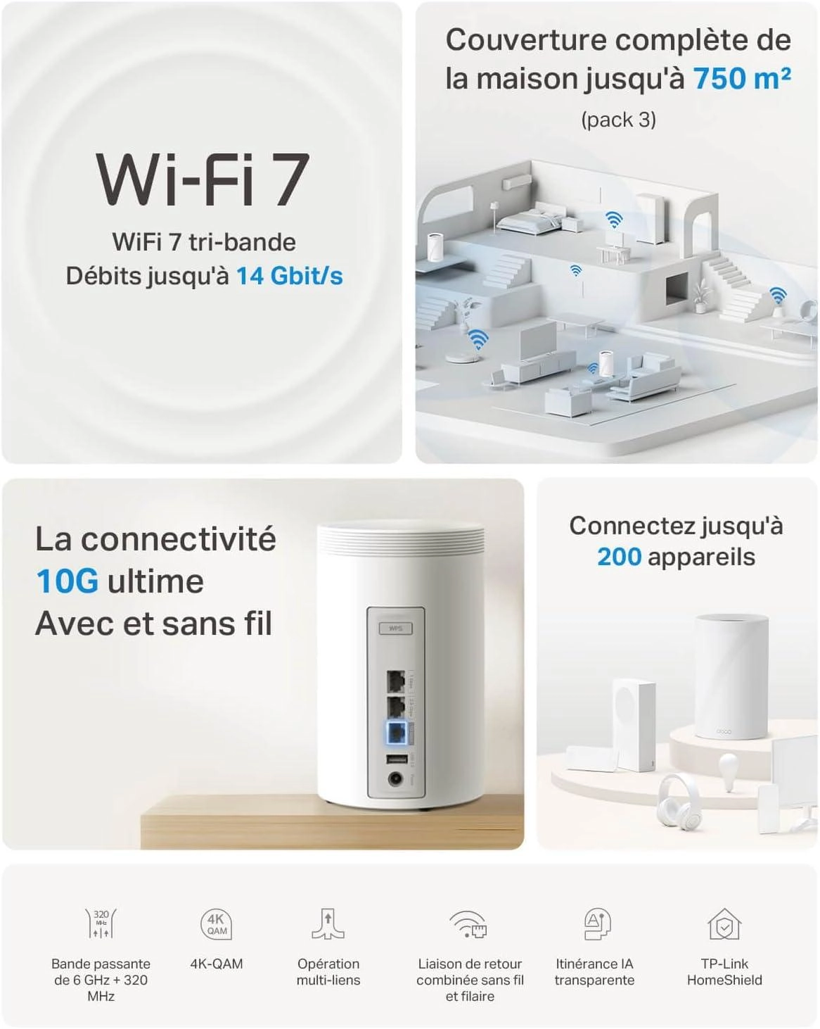 Deco BE68 - Wi-Fi 7 3-Pack