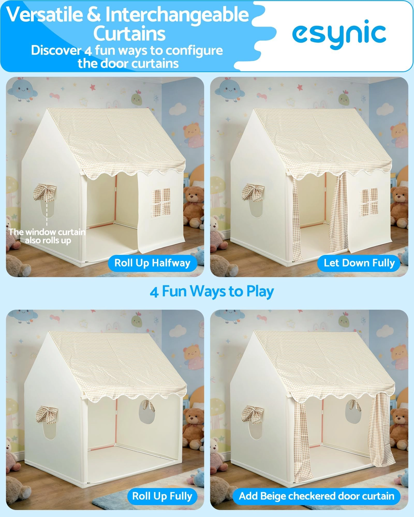 Kids Indoor Playhouse Tent