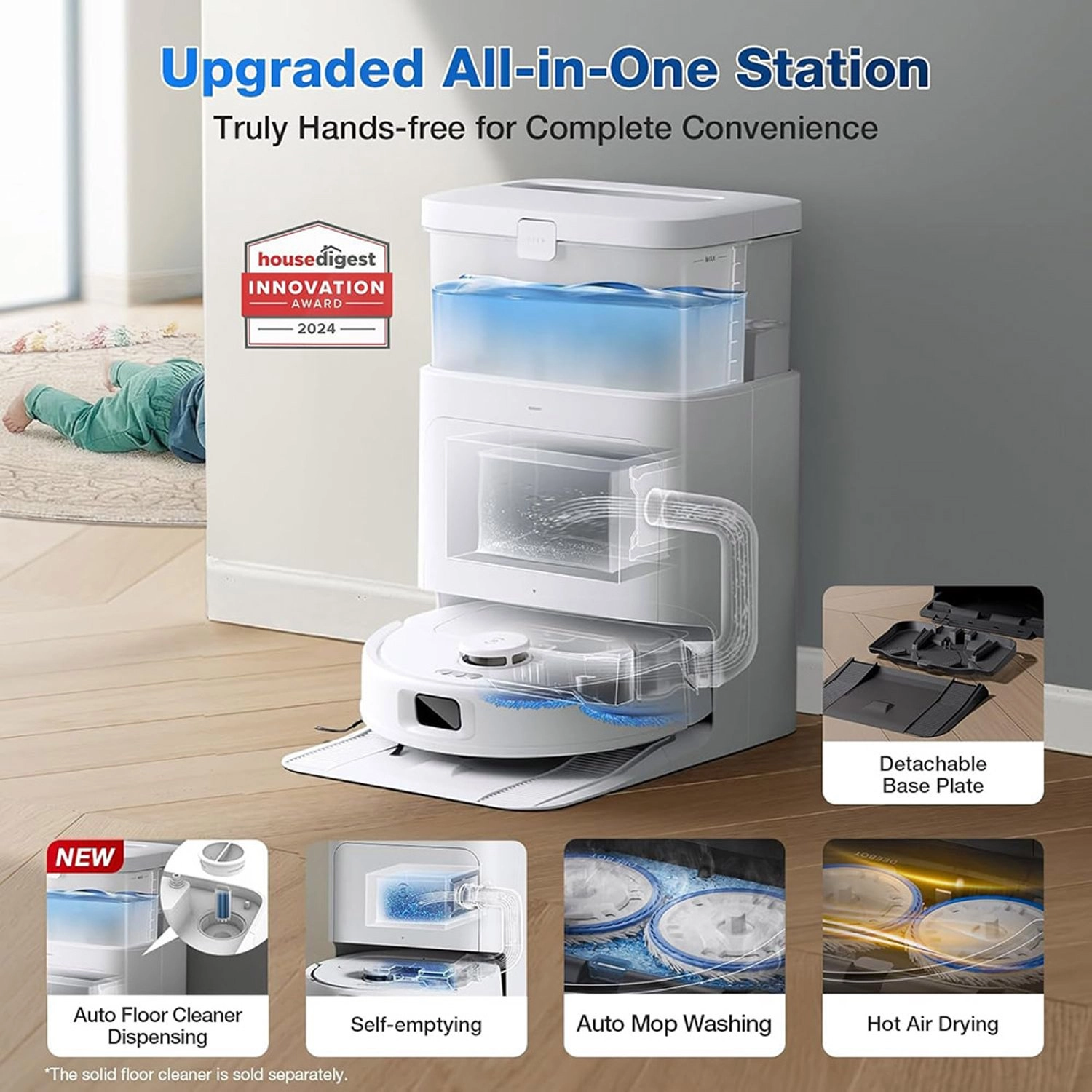 DEEBOT N30 PRO OMNI - OMNI Station, Self-Empty Station