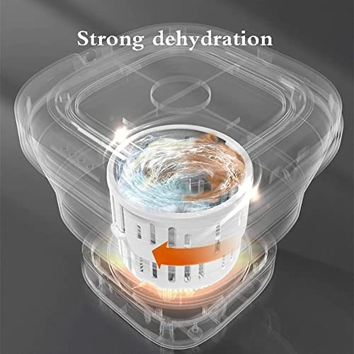 AADECOR Mini Washer - Foldable Portable Drain Basket