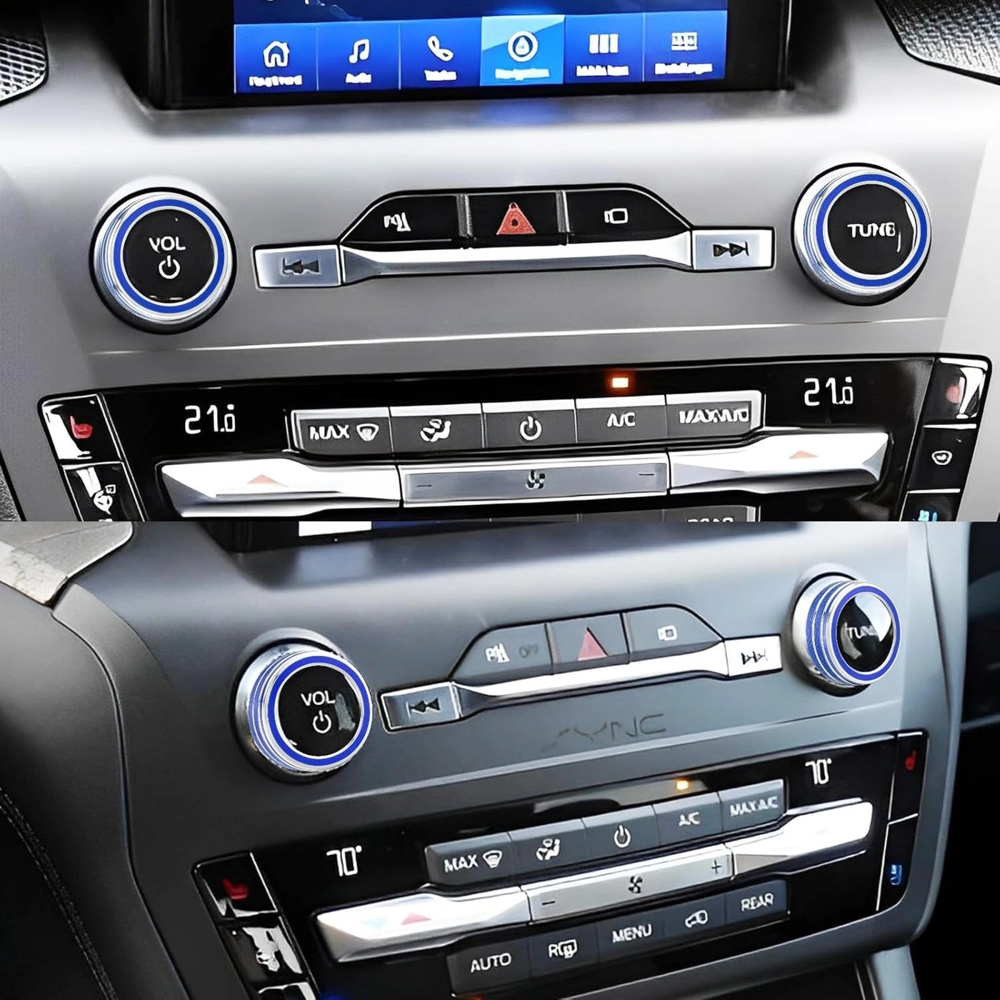Volume Knob Covers - Ford Explorer 2020-2025