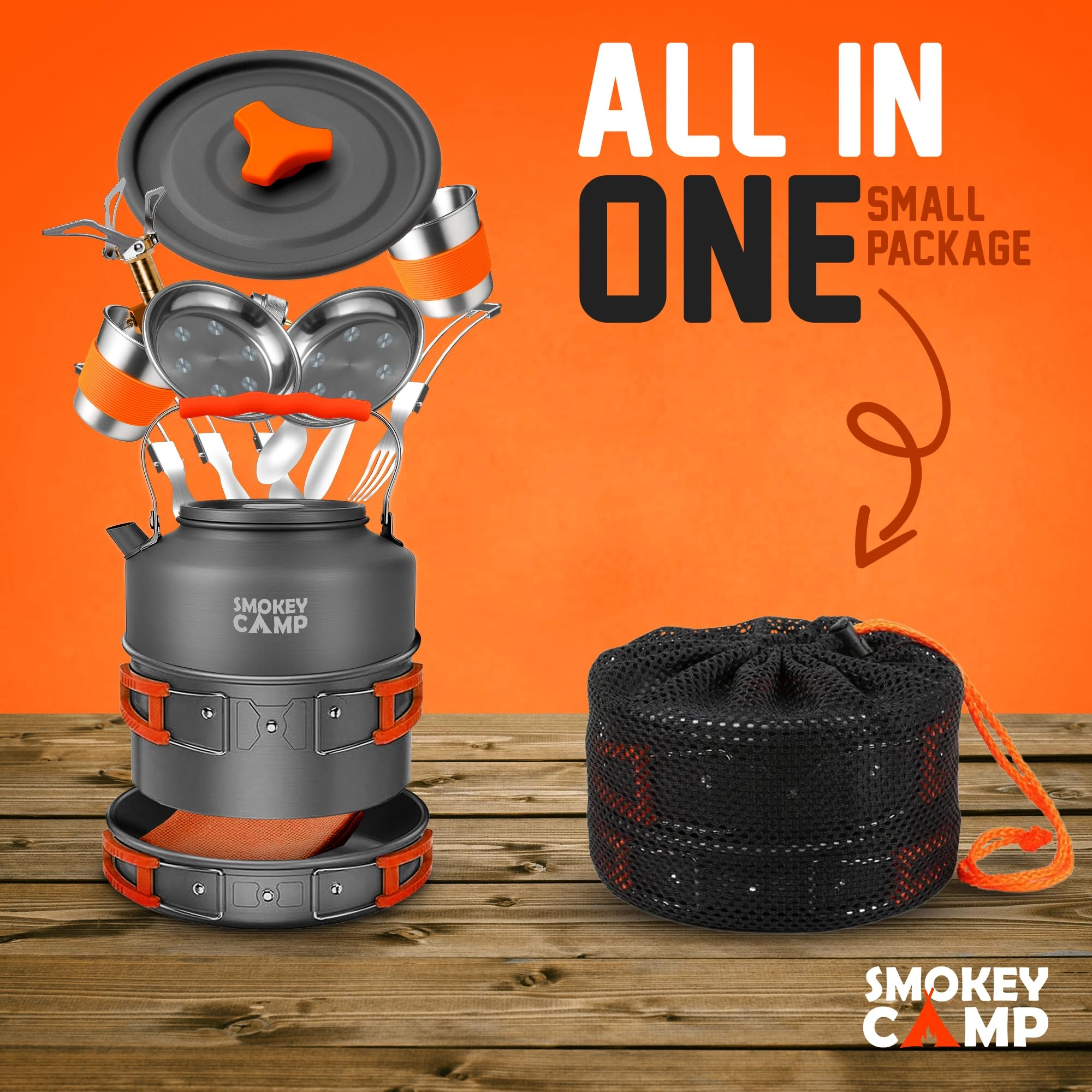 Camping Cookware Mess Kit - 11 piece(s)