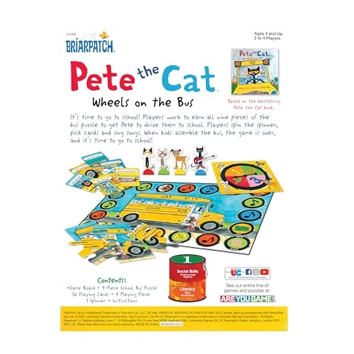 Pete The Cat Wheels on The Bus