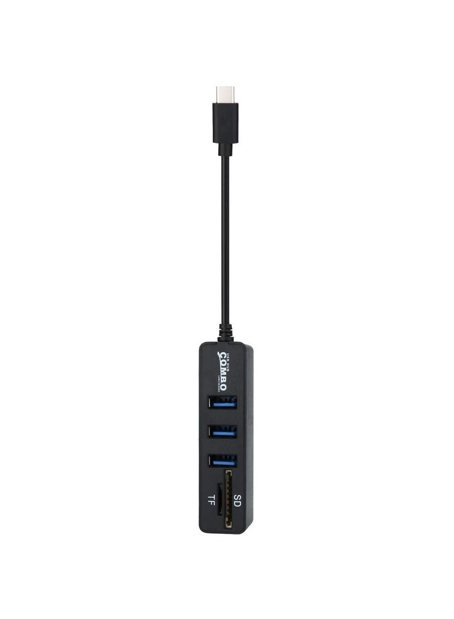W18 Type C Hub - 3 USB HDMI 3D/TF
