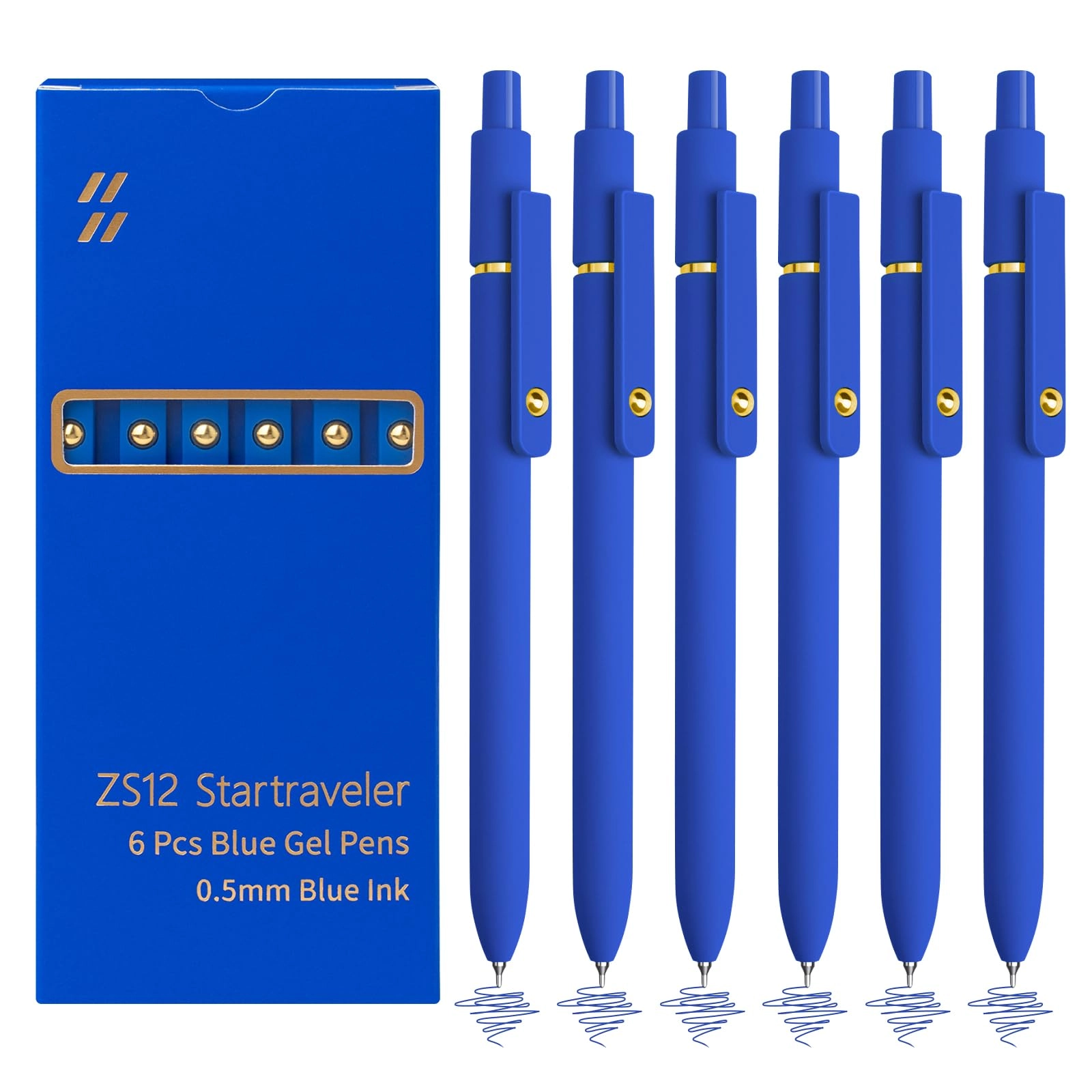 Color Pens - 6 Pcs 0.5mm